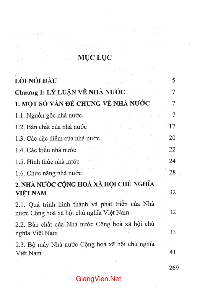 Trang 1 - Ảnh minh họa nội dung sách Giáo trình pháp luật đại cương (Học Viện Báo chí và Tuyên truyền)