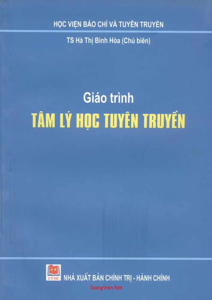 Giáo trình tâm lý học tuyên truyền