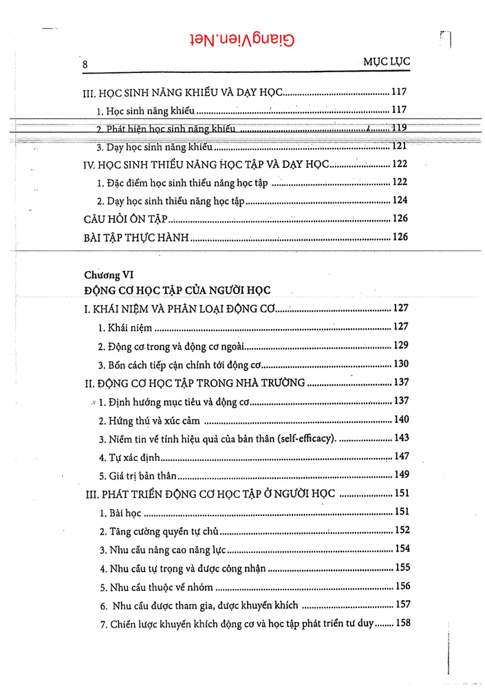 Trang 4 - Ảnh minh họa nội dung sách Tâm lý học giáo dục