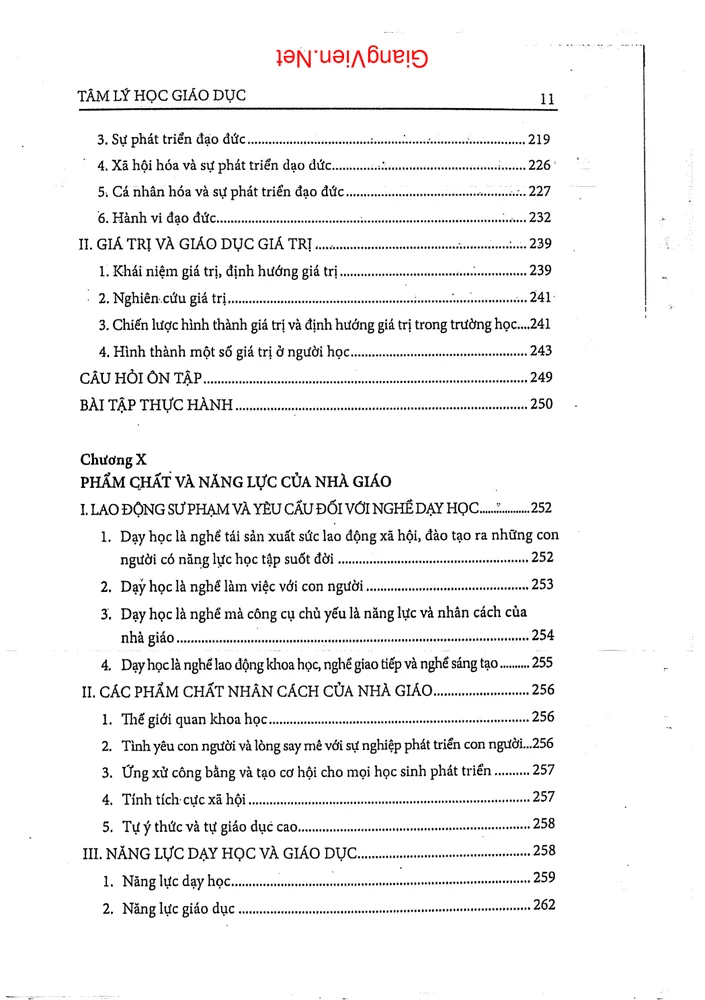 Trang 7 - Ảnh minh họa nội dung sách Tâm lý học giáo dục