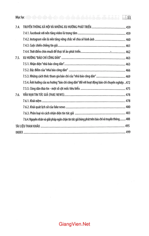 Trang 7 - Ảnh minh họa nội dung sách Báo chí và truyền thông đa phương tiện