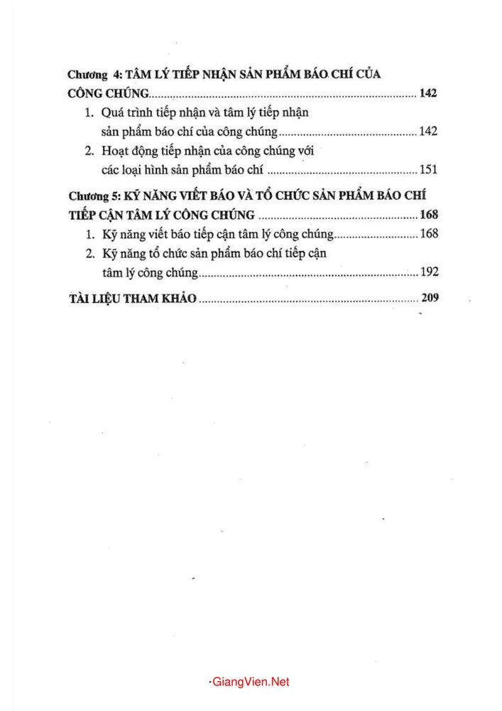 Trang 2 - Ảnh minh họa nội dung sách Tâm lý học ứng dụng trong nghề báo