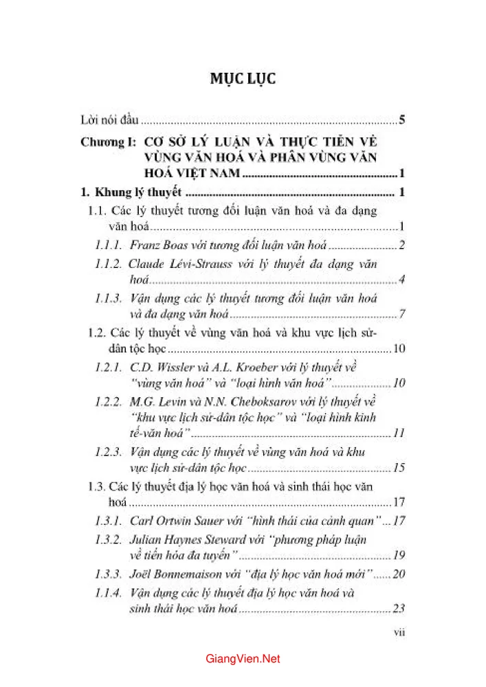 Trang 1 - Ảnh minh họa nội dung sách Các vùng văn hóa Việt Nam - Lý Tùng Hiếu