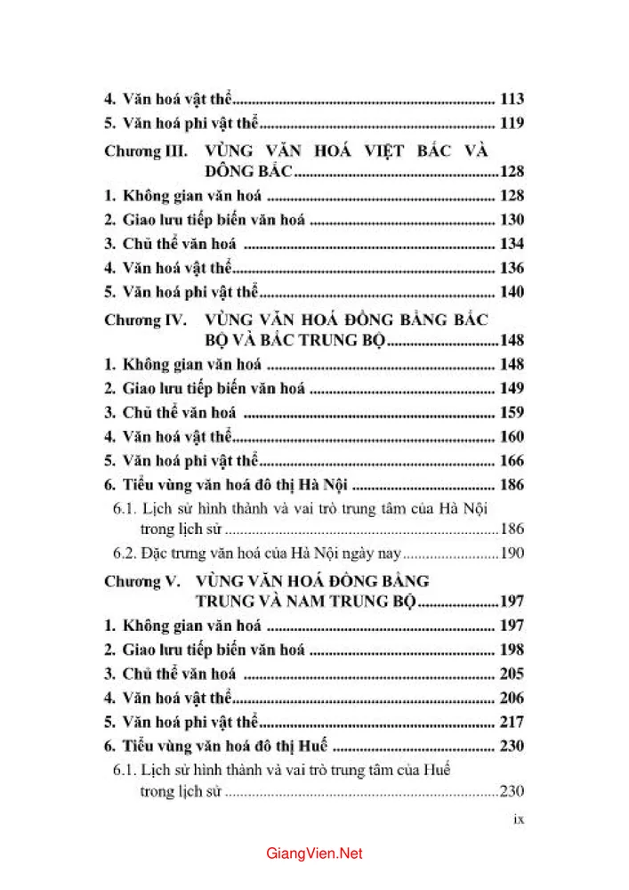 Trang 3 - Ảnh minh họa nội dung sách Các vùng văn hóa Việt Nam - Lý Tùng Hiếu
