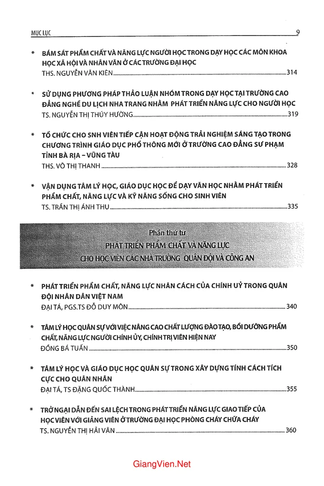 Trang 5 - Ảnh minh họa nội dung sách Tâm lý học giáo dục với phát triển phẩm chất và năng lực người học