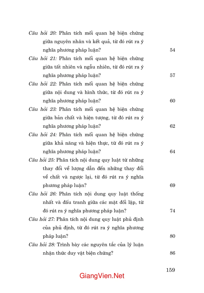 Trang 3 - Ảnh minh họa nội dung sách Hỏi – đáp triết học Mác – Lênin (Dành cho hệ đại học không chuyên ngành lý luận chính trị)