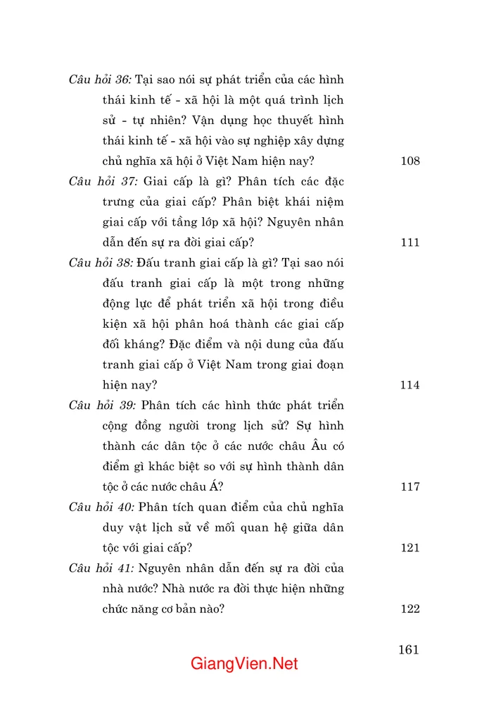 Trang 5 - Ảnh minh họa nội dung sách Hỏi – đáp triết học Mác – Lênin (Dành cho hệ đại học không chuyên ngành lý luận chính trị)