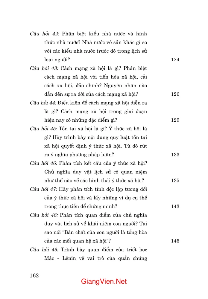 Trang 6 - Ảnh minh họa nội dung sách Hỏi – đáp triết học Mác – Lênin (Dành cho hệ đại học không chuyên ngành lý luận chính trị)