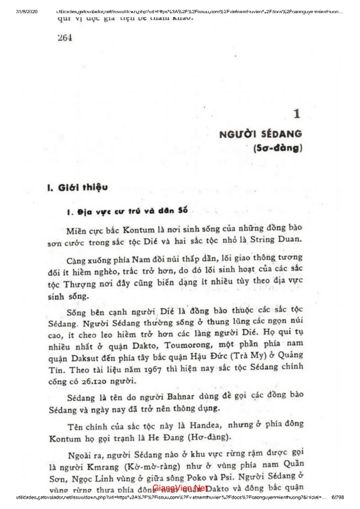 Trang 2 - Ảnh minh họa nội dung sách Cao nguyên miền thượng - Quyển hạ