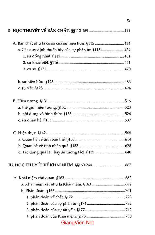 Trang 3 - Ảnh minh họa nội dung sách Bách khoa thư các khoa học triết học I (Khoa học Logic)