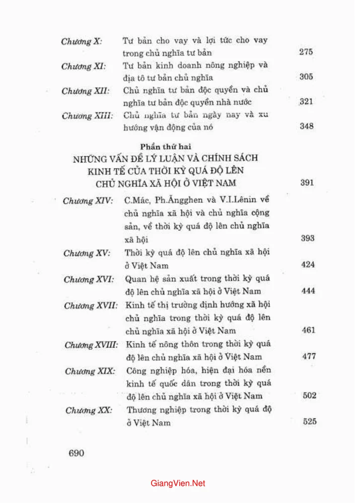 Trang 2 - Ảnh minh họa nội dung sách Giáo trình kinh tế học chính trị Mác - LêNin