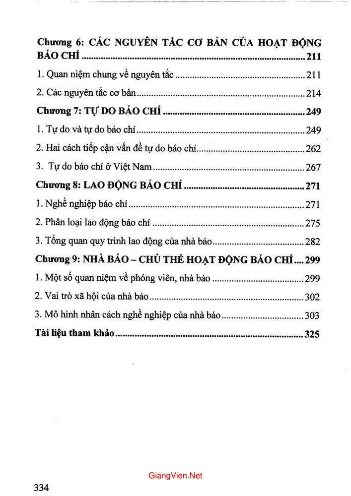 Trang 2 - Ảnh minh họa nội dung sách Cơ sở lí luận báo chí (tác giả Nguyễn Văn Dũng)