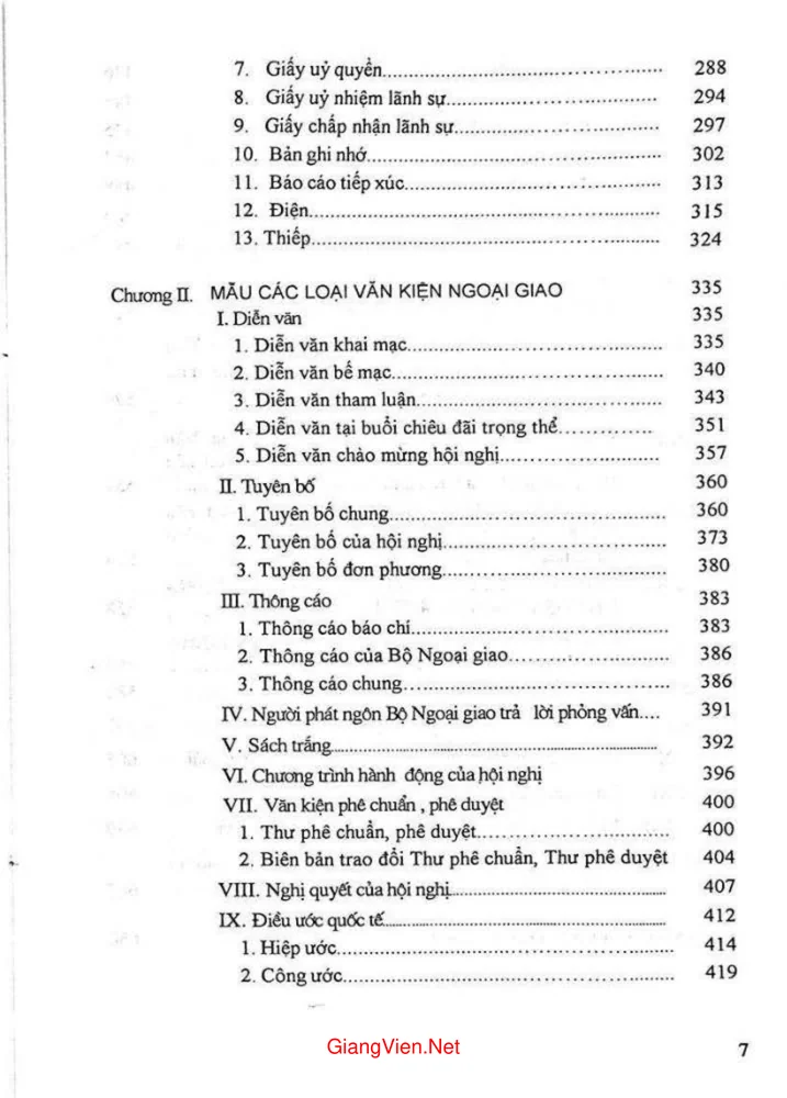 Trang 3 - Ảnh minh họa nội dung sách Giáo trình nghiệp vụ thư ký văn phòng đối ngoại