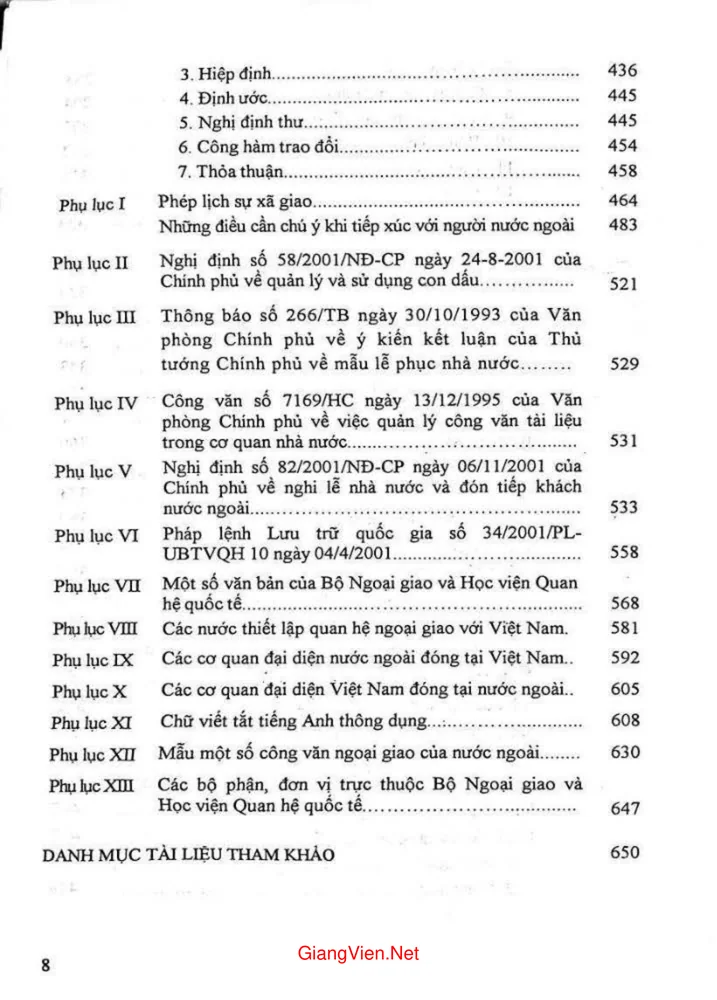 Trang 4 - Ảnh minh họa nội dung sách Giáo trình nghiệp vụ thư ký văn phòng đối ngoại