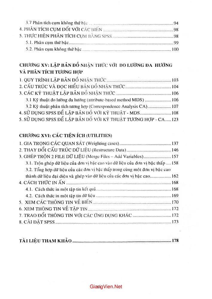 Trang 3 - Ảnh minh họa nội dung sách Phân tích dữ liệu nghiên cứu với SPSS Tập 2 (Tác giả Hoàng Trọng, Chu Nguyễn Mộng Ngọc)