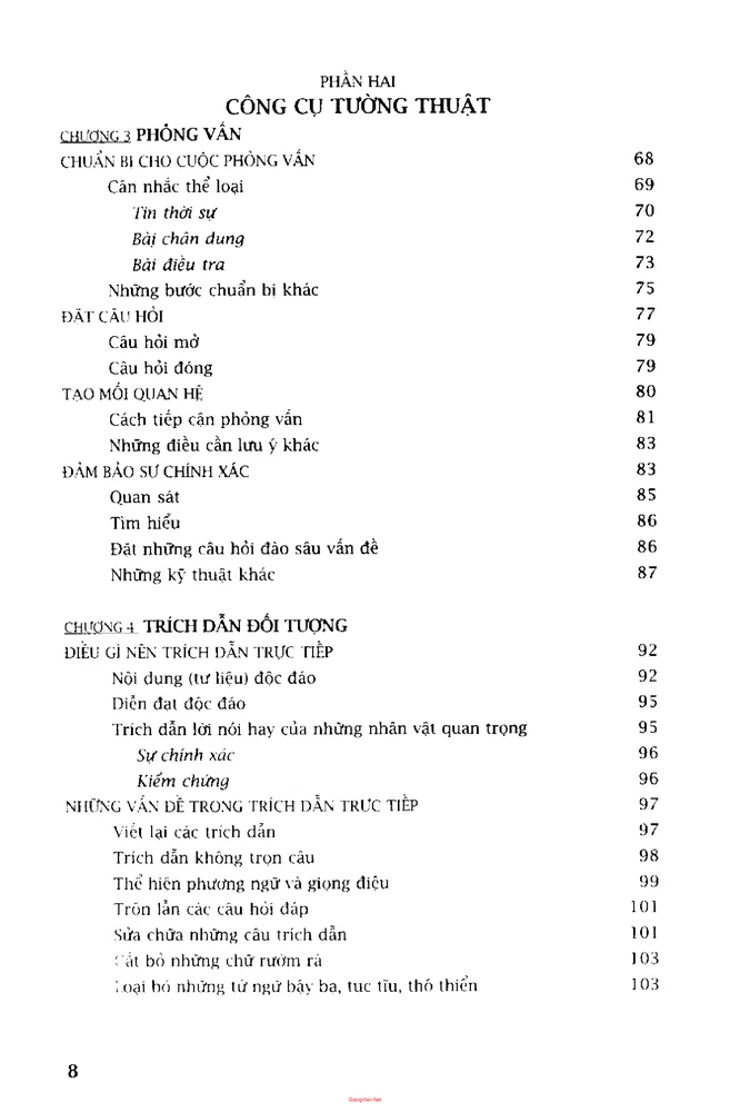 Trang 2 - Ảnh minh họa nội dung sách Nhà báo hiện đại