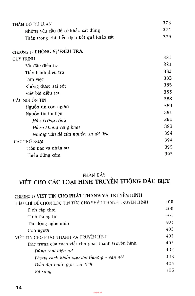 Trang 8 - Ảnh minh họa nội dung sách Nhà báo hiện đại