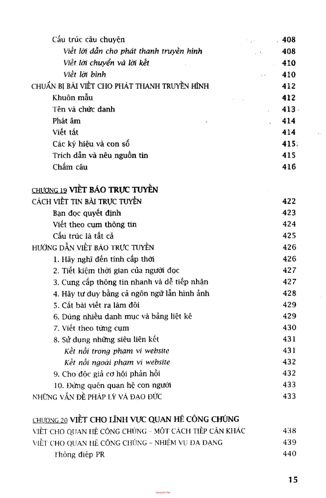 Trang 9 - Ảnh minh họa nội dung sách Nhà báo hiện đại