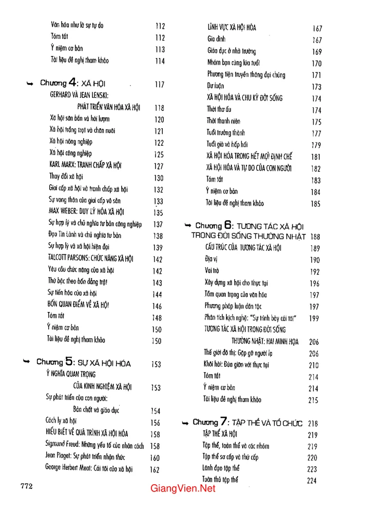 Trang 2 - Ảnh minh họa nội dung sách Xã hội học (tác giả John j Macioni)