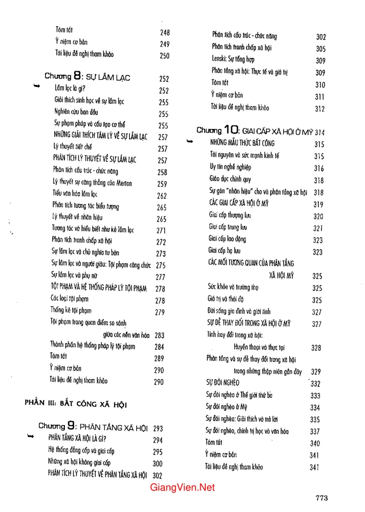 Trang 3 - Ảnh minh họa nội dung sách Xã hội học (tác giả John j Macioni)