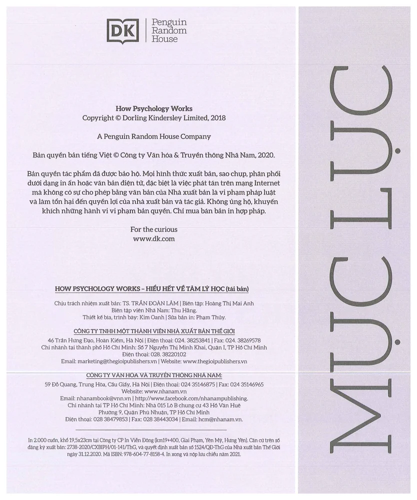 Trang 1 - Ảnh minh họa nội dung sách Hiểu hết về tâm lý học