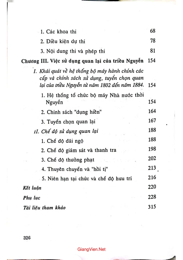 Trang 2 - Ảnh minh họa nội dung sách Việc đào tạo và sử dụng quan lại của triều Nguyễn từ năm 1802 đến 1884