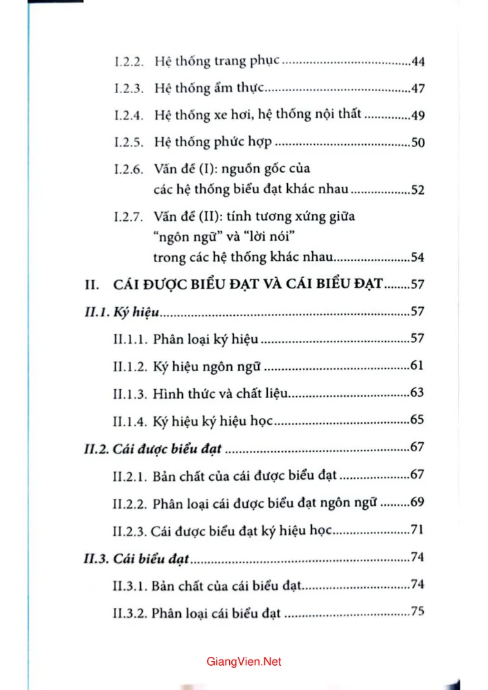 Trang 2 - Ảnh minh họa nội dung sách Cơ sở ký hiệu học