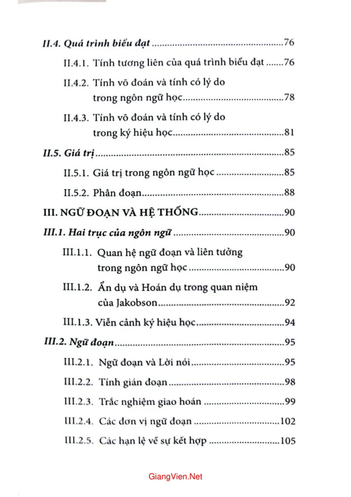 Trang 3 - Ảnh minh họa nội dung sách Cơ sở ký hiệu học