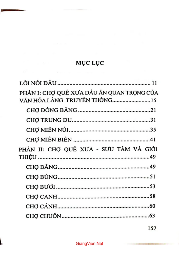 Trang 1 - Ảnh minh họa nội dung sách Chợ quê Việt Nam