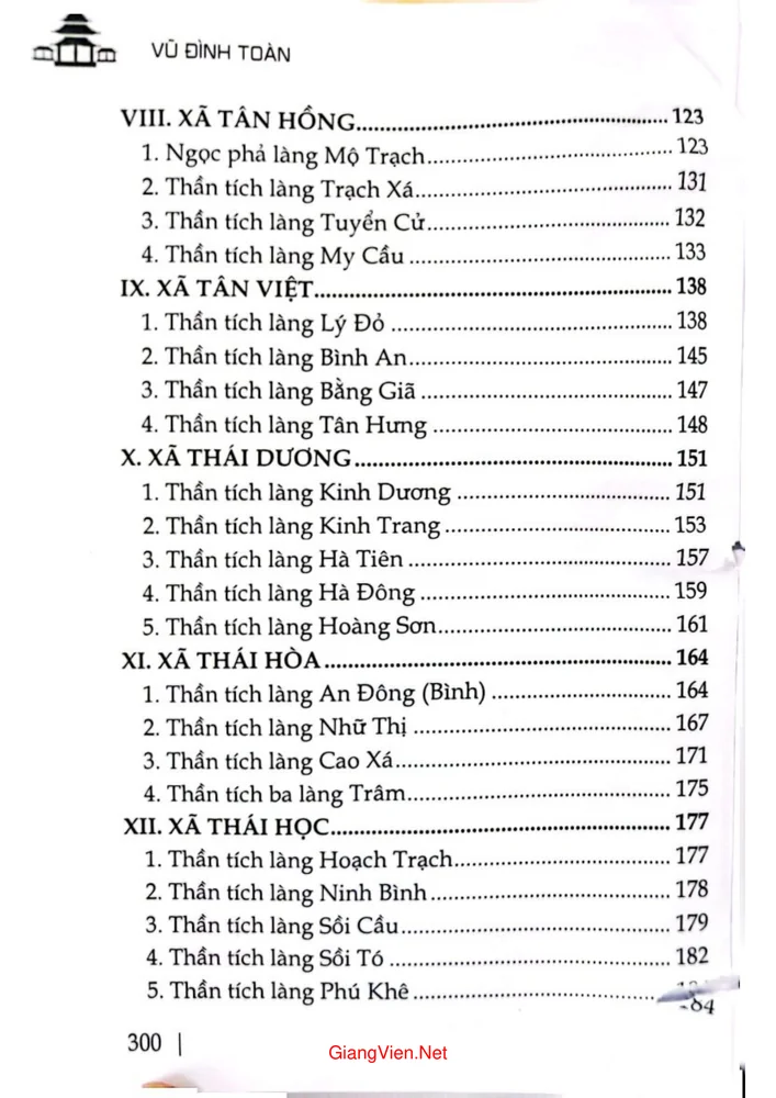 Trang 3 - Ảnh minh họa nội dung sách Sự tích các vị Thành hoàng huyện Bình Giang, tỉnh Hải Dương