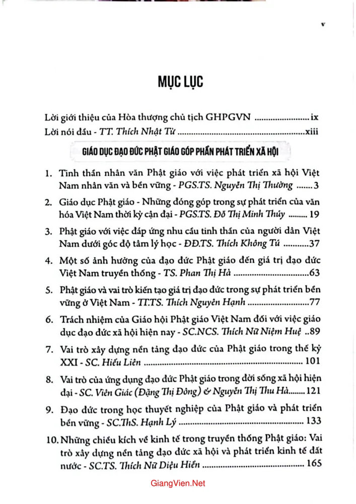 Trang 1 - Ảnh minh họa nội dung sách Giáo dục đạo đức phật giáo