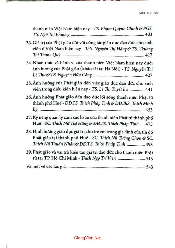 Trang 3 - Ảnh minh họa nội dung sách Giáo dục đạo đức phật giáo