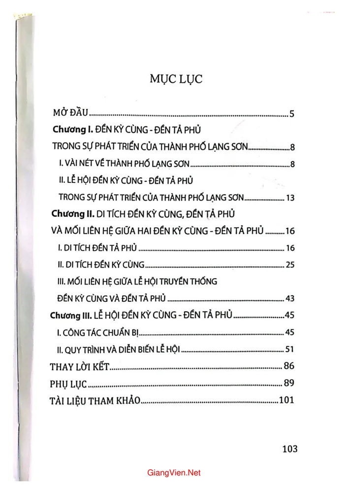 Trang 1 - Ảnh minh họa nội dung sách Lễ hội đền Kỳ Cùng đền Tả Phù