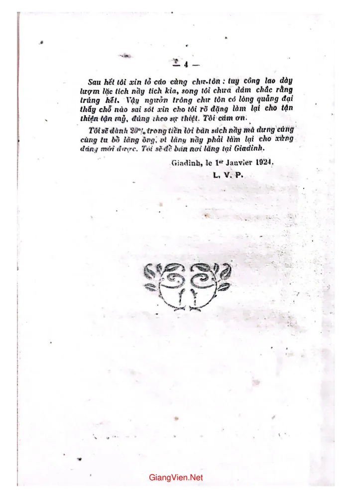 Trang 2 - Ảnh minh họa nội dung sách Tả quân thượng công nam kỳ tổng trấn Lê Văn Duyệt