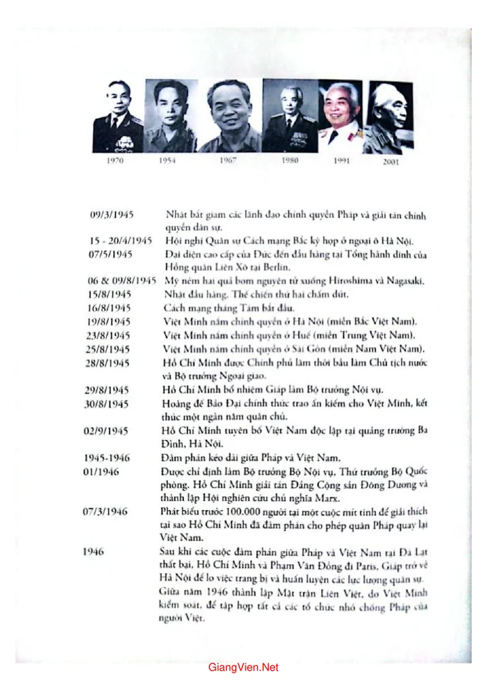 Trang 2 - Ảnh minh họa nội dung sách Chân dung nghệ thuật Võ Nguyên Giáp