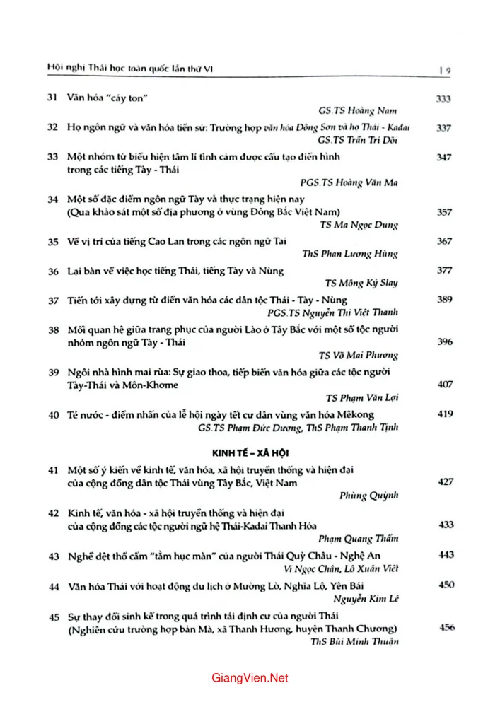 Trang 3 - Ảnh minh họa nội dung sách Cộng đồng các tộc người ngữ hệ Thái-Kadai ở Việt Nam Truyền thống, hội nhập và phát triển