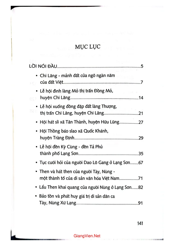 Trang 1 - Ảnh minh họa nội dung sách Hồn quê xứ Lạng