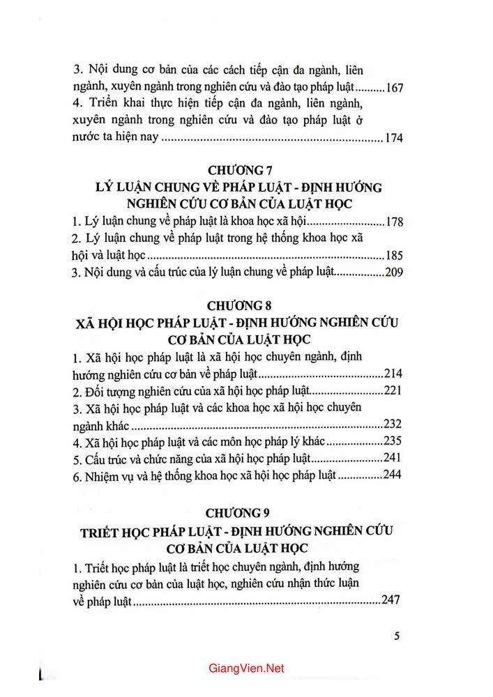 Trang 3 - Ảnh minh họa nội dung sách Luật học và phương pháp luận nghiên cứu luật học