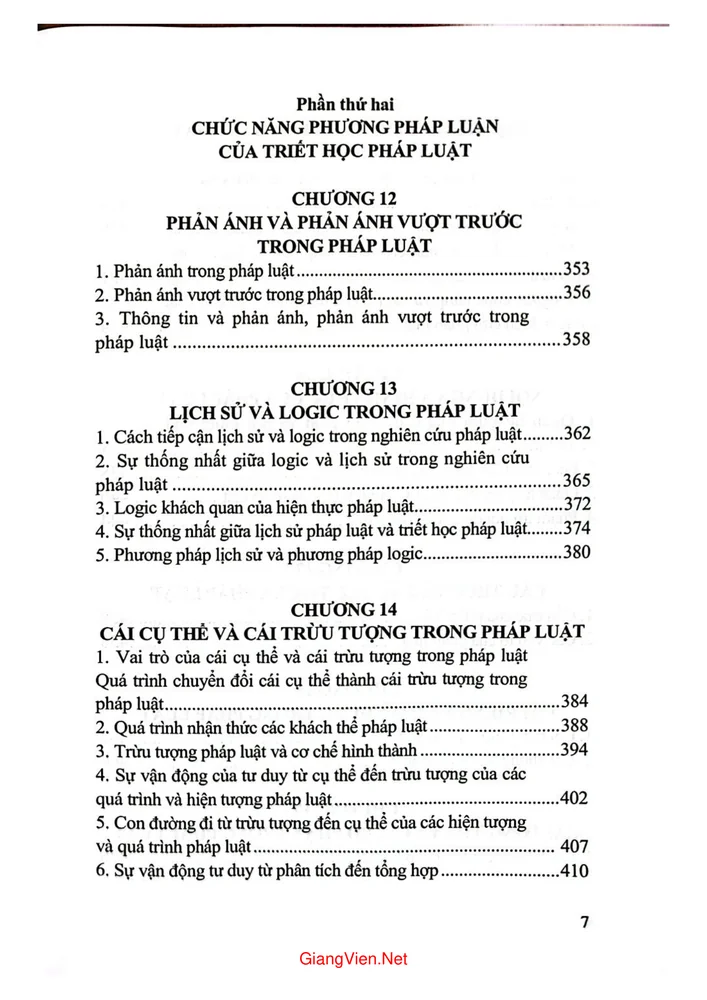 Trang 5 - Ảnh minh họa nội dung sách Luật học và phương pháp luận nghiên cứu luật học
