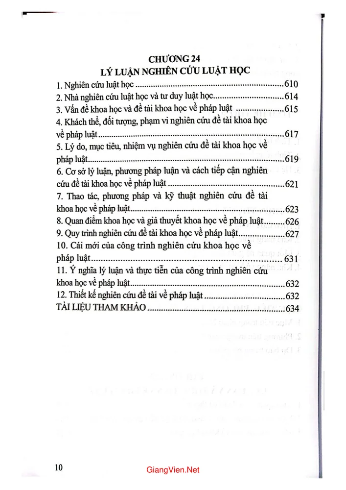 Trang 8 - Ảnh minh họa nội dung sách Luật học và phương pháp luận nghiên cứu luật học