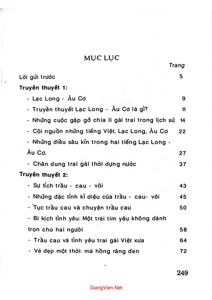 Trang 1 - Ảnh minh họa nội dung sách Tình yêu trai gái Việt xưa
