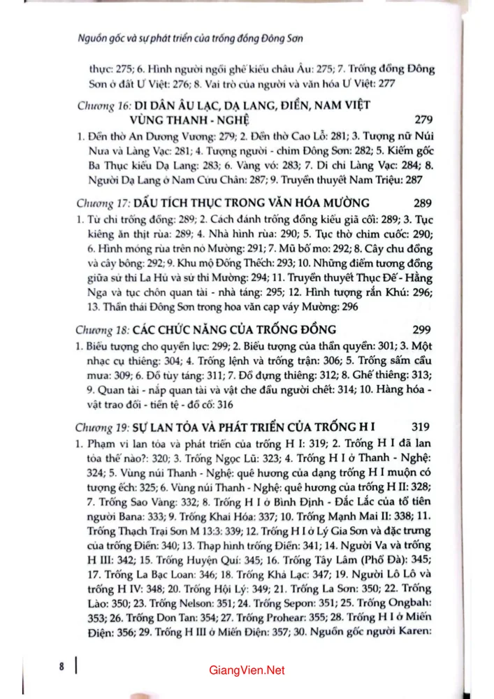 Trang 4 - Ảnh minh họa nội dung sách Nguồn gốc và sự phát triển của trống đồng Đông Sơn