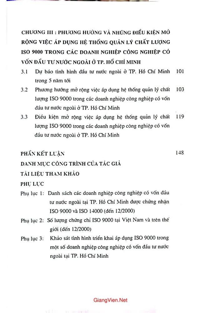 Trang 2 - Ảnh minh họa nội dung sách Phương hướng và những điều kiện mở rộng việc áp dụng hệ thống quản lý chất lượng ISO 9000 trong các doanh nghiệp công nghiệp có vốn đ
