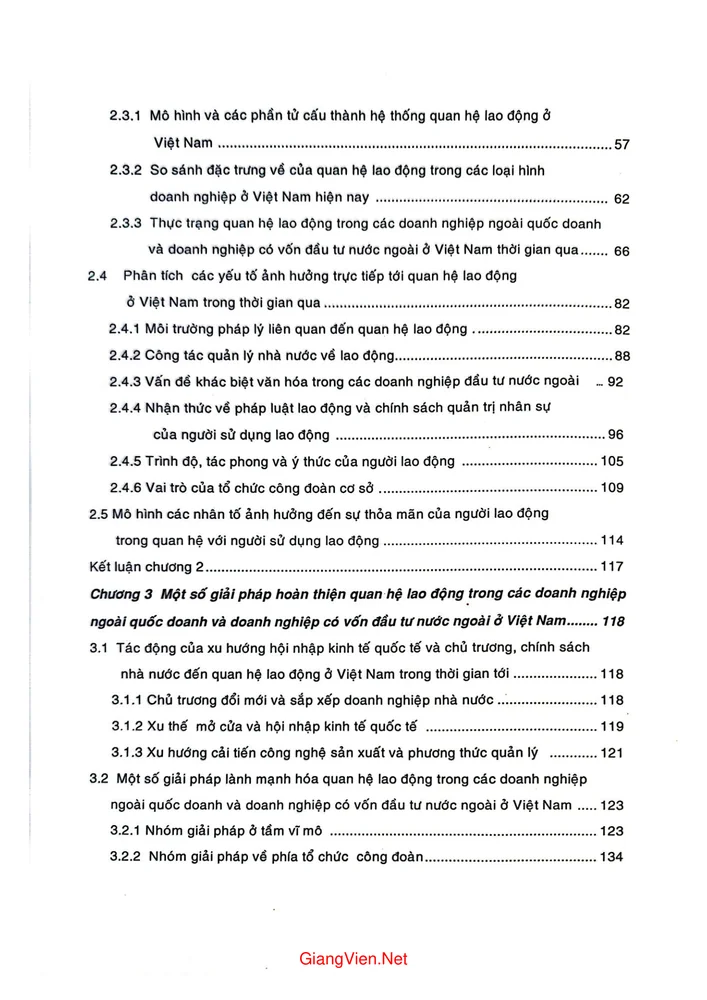 Trang 3 - Ảnh minh họa nội dung sách Một số vấn đề về quan hệ lao động tại các doanh nghiệp ngoài quốc doanh và doanh nghiệp có vốn đầu tư nước ngoài ở Việt Nam trong thời kỳ chuyển đổi kinh tế (khảo sát ở TP Hồ Chí Minh)