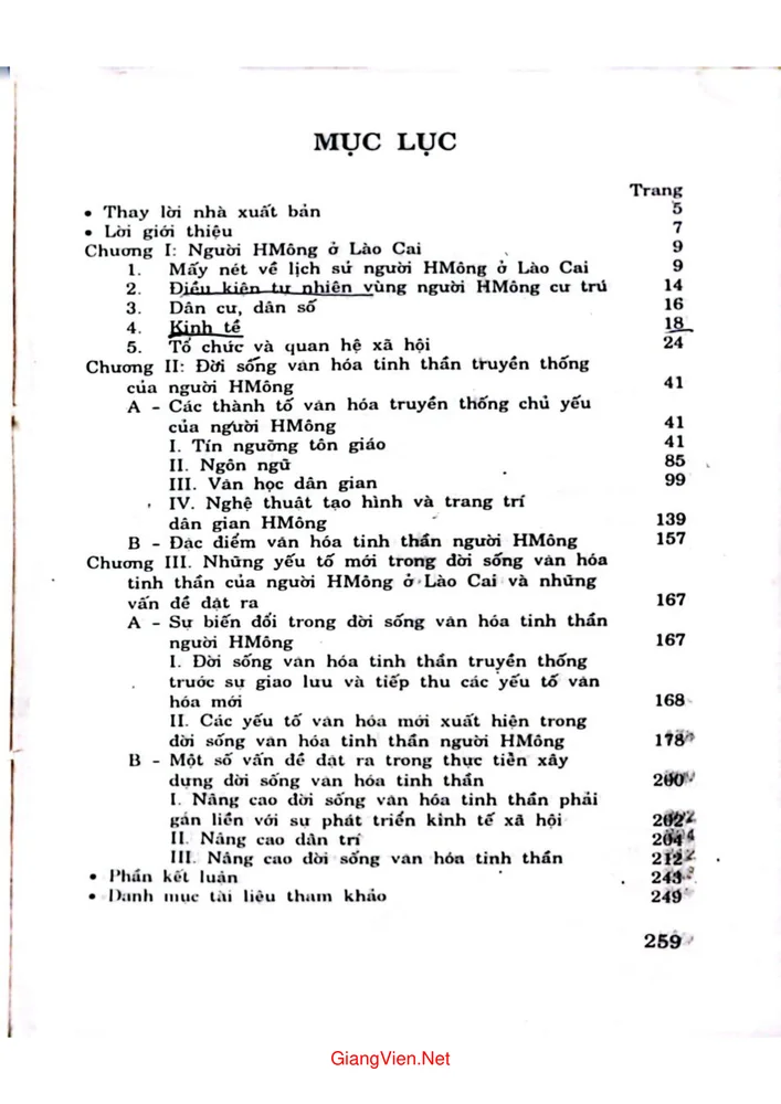 Trang 1 - Ảnh minh họa nội dung sách Văn hóa Hmong