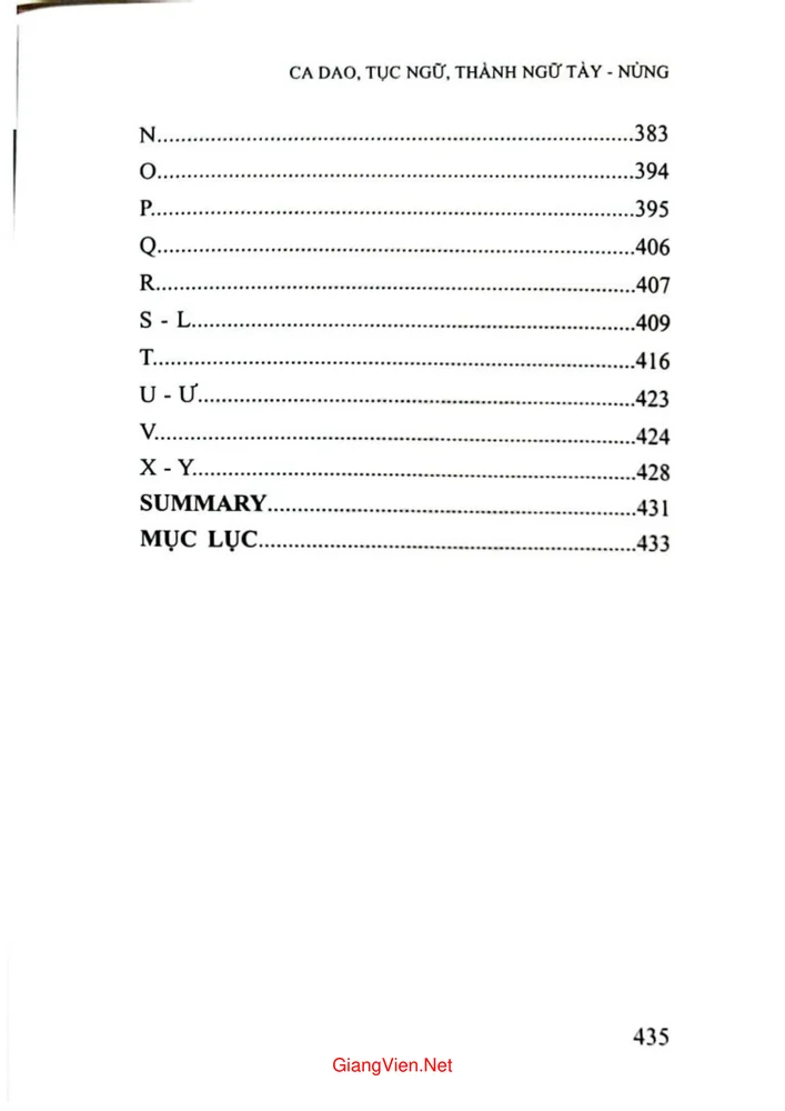 Trang 3 - Ảnh minh họa nội dung sách Ca dao, tục ngữ, thành ngữ Tày Nùng