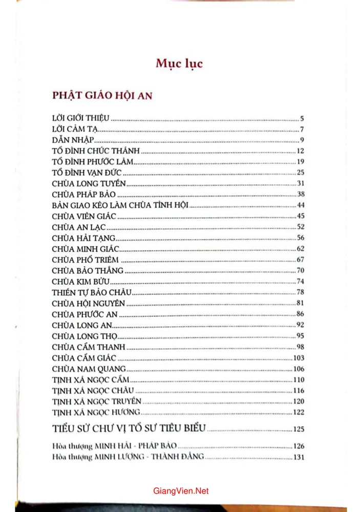 Trang 1 - Ảnh minh họa nội dung sách Phật giáo Hội An lịch sử tự viện và danh tăng tiêu biểu