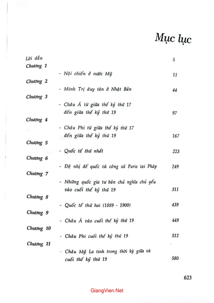 Trang 1 - Ảnh minh họa nội dung sách Lịch sử thế giới thời cận đại