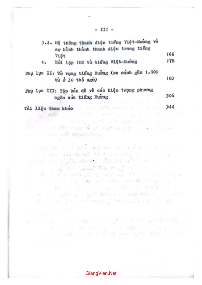 Trang 3 - Ảnh minh họa nội dung sách Ngữ âm tiếng Mường qua các phương ngôn