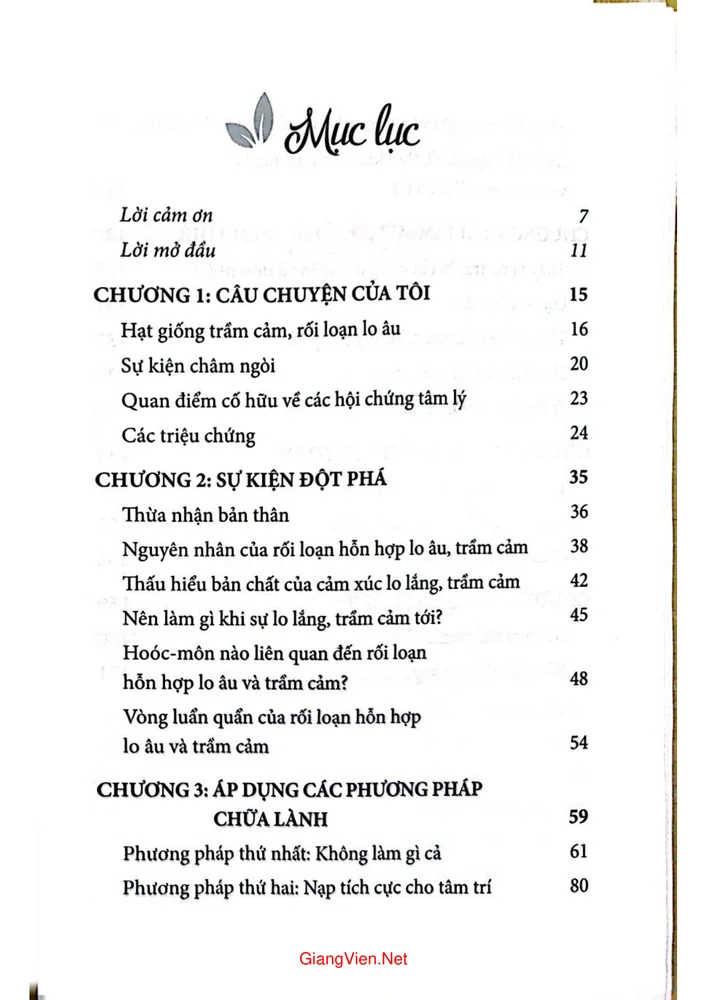 Trang 1 - Ảnh minh họa nội dung sách Hành trình chữa lành